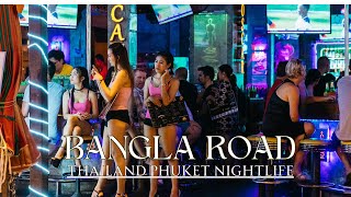 BANGLA ROAD NIGHTLIFE WALKING STREET IN PHUKET  PATONG BEACH [upl. by Euhsoj]