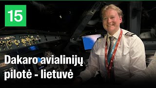 Saudo Arabijos dienoraštis Dakaro avialinijų lėktuvą pilotuoja lietuvaitė Dagnė [upl. by Mikkanen]