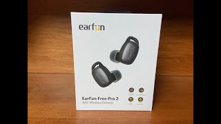 EarFun Free Pro 2 Unboxing [upl. by Arocal]