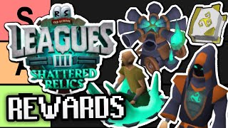 Shattered Relics Rewards Tier List OSRS Leagues 3  Shattered Relics League [upl. by Ilrac]