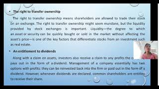 Rights and Privileges of Shareholders By Navya [upl. by Monafo]