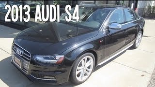 2013 AUDI S4 REVIEW START UP ENGINE INTERIOR [upl. by Yaakov]