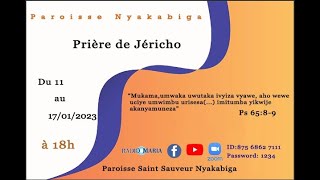 Priere de JERICHO Paroisse Saint Sauveur Nyakabiga Mardi 12 Janvier 2022 [upl. by Dijam]