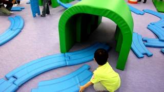 プラレールのアスレチックで遊ぶ1 Plarail playground Part 12 [upl. by Son653]