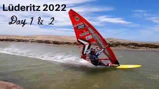 Lüderitz Speed Challenge 2022 The fastest windsurf spot in the world Day 1 amp 2 at the channel [upl. by Lotti]