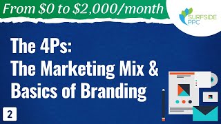 The 4Ps of Marketing The Marketing Mix amp Basics of Branding  2  From 0 to 2K [upl. by Fitton]