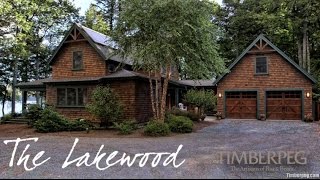 Timberpeg Lakewood Timber Frame Home [upl. by Thier]