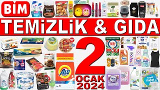 BİM TEMİZLİK VE GIDA ÜRÜNLERİ BU HAFTA  BİM AKTÜEL 2 OCAK 2024 KATALOĞU  BİM KAMPANYA İNDİRİMLER [upl. by Nerrak]