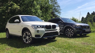 BMW X3 xDrive20d F25 LCI vs BMW X1 xDrive18d F48 Comparison amp Walkaround [upl. by Freud931]