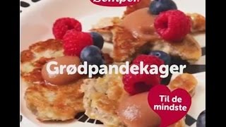 Opskrift på grødpandekager til de mindste [upl. by Brighton]