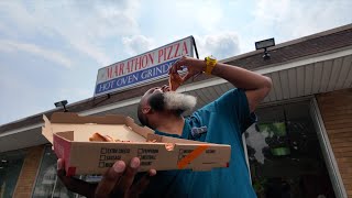 Marathon’s Pizza Review  New Britain CT [upl. by Gniy70]