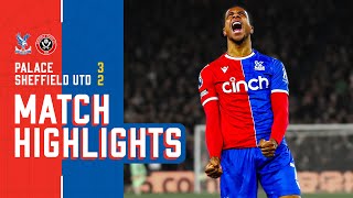 Eze and Olise SCREAMERS  Crystal Palace 32 Sheffield United  Premier League Highlights [upl. by Einallem]