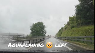 Von 0 auf 10⛈️ Heftiger Niederschlag mit Hagel amp Aquaplaning bei 404 und 550min DJI Osmo Action 4 [upl. by Chucho197]