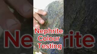 Nephrite Colour Testing  MiningInsights [upl. by Eskill]