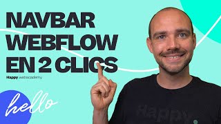 Comment utiliser la Navbar sur Webflow  2020 [upl. by Akeemahs]