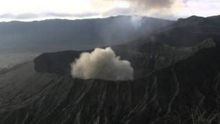 Mount Bromo volcano explosive eruption accompanied by powerful shockwave 12 [upl. by Krum]