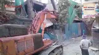 CIDCO amp NMMC demolished illegal constructed building near Dmart Ghansoli Navi Mumbai [upl. by Aivat]