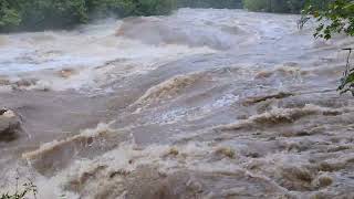 Chattooga River Bull Sluice and 76 Bridge after Helene 92724 [upl. by Eiznik]