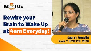 Jagrati Awasthi on How to Stay Motivated during the UPSC Journey  Rank 2 UPSC CSE 2020 [upl. by Onitsoga531]