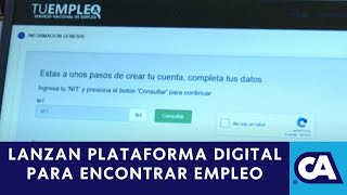 Ministerio de Trabajo y Previsión Social lanzan plataforma digital para oportunidades laborales [upl. by Maison]