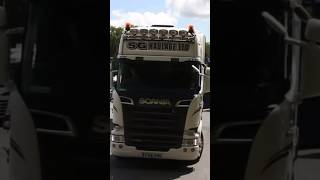 SG Haulage LTD Scania R 6series HORN 🇬🇧 scania truckspotting truck lorry uk 6series [upl. by Gnahc97]