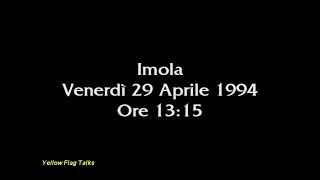 Imola 1994 part 1 of 5 Rubens Barrichellos accident [upl. by Roobbie883]