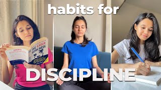 4 Simple Habits for Discipline without destroying yourself  Drishti Sharma [upl. by Herries]