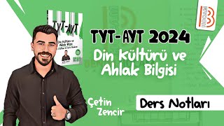 1 TYT  AYT Din Kültürü  İnanç 1  Çetin ZENCİR  2024 [upl. by Tempa]