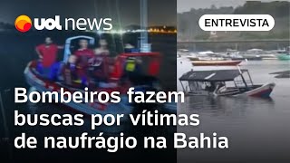 Barco vira em Madre de Deus Polícia apura se briga provocou naufrágio que deixou 6 mortos na Bahia [upl. by Voltz]