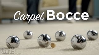 Carpet Bocce Indoor Bocce Ball Set [upl. by Ahsinac]