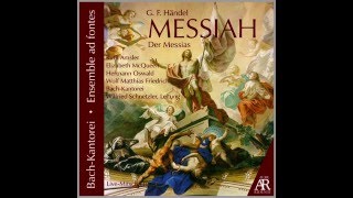 George Frideric Handel MESSIAH Oratorio HWV 56 [upl. by Yemar114]