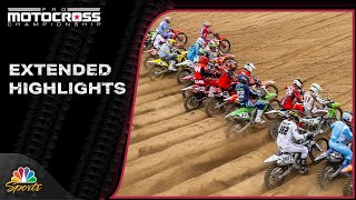 Pro Motocross 2024 EXTENDED HIGHLIGHTS Round 5 The Wick 338  62924  Motorsports on NBC [upl. by Ynnod]