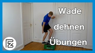 Wade amp Achillessehne dehnen  Die besten Übungen [upl. by Norreht440]