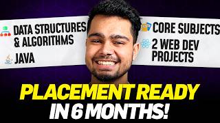 Learn DSA and get Placement Ready in 6 Months 🎉 Learn DSA Core Subjects amp build 2 Web Dev Projects [upl. by Ahtnammas]