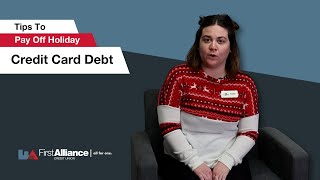 Tips to Pay Off Holiday Credit Card Debt [upl. by Ynalem]