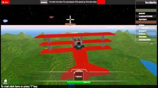 roblox biplane dogfight [upl. by Strephon306]