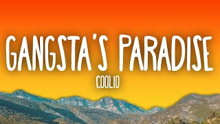 Coolio  Gangstas Paradise Lyrics ft LV [upl. by Noryk]