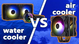 WATER COOLER VS AIR COOLER Qual é melhor Temperatura ruído preço e instalação [upl. by Blackburn174]