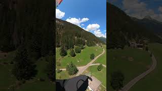 Top Landing Riederalp flybgd riederalp paraglide toplanding [upl. by Anomer]