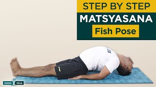 Matsyasana Fish Pose Benefits How to Do amp Contraindications by Yogi Sandeep [upl. by Phylys]