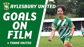 GOALS ON FILM  Aylesbury United 12 Thame United  Daniels early strike not enough for Ducks [upl. by Anivahs275]