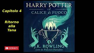 Capitolo 4 Harry Potter e il Calice di fuoco Audiolibro Italiano letto da Francesco Pannofino [upl. by Alden]