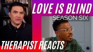 Love Is Blind  Cheating worries  Season 6 65  Therapist Reacts [upl. by Hannavas]