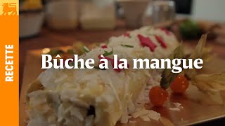 Bûche à la mangue [upl. by Beniamino]