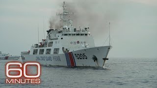 China rams Philippine ship while 60 Minutes on board South China Sea tensions could draw US in [upl. by Frierson]