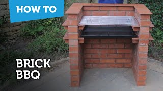 How to build a brick barbecue [upl. by Aelram]