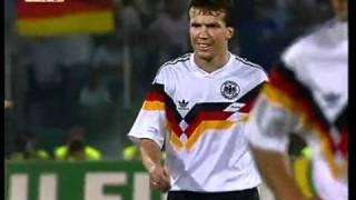 WM 1990 Finale Deutschland  Argentinien 10 Elfmeter Andreas Brehme [upl. by Eznyl618]