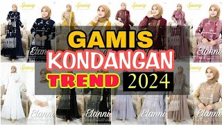 Model Baju GAMIS TERBARU 2024 ELANNI ❗ DRESS KONDANGAN ❗ OOTD HIJAB ❗ ORDER WA  081575563680 [upl. by Lyle]