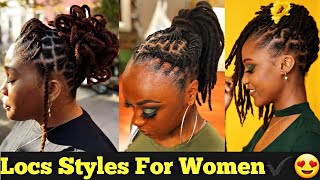 40 New Dreadlocks Hairstyles For Women 2024 short medium amp Long Locs Styles [upl. by Aicargatla108]