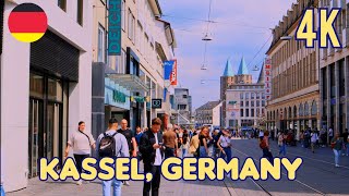 Walking tour in Kassel Germany 4k 60fps [upl. by Aihtenyc]